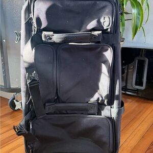 Sleek Black Travel Bag / Suitcase / Duffle